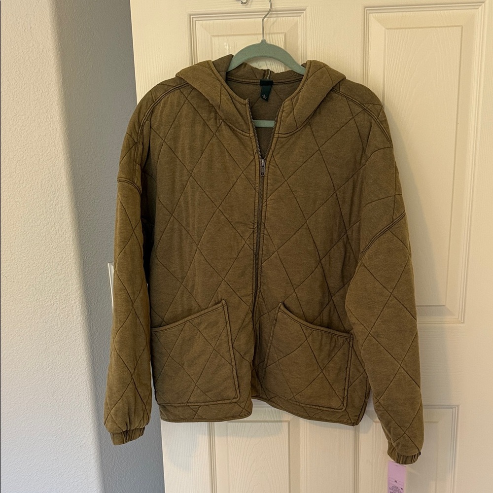 Wild Fable olive Quilted Jacket